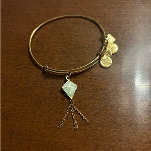 Tiffany Blue Alex and Ani Kite Charm Bracelet